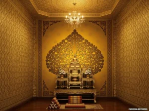 วอลเปเปอร์ติดผนังภาพต้นโพธิ์