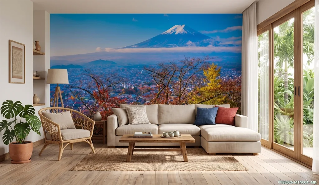 วอลเปอร์ภาพวิวภูเขาไฟฟูจิ ประเทศญี่ปุ่น
