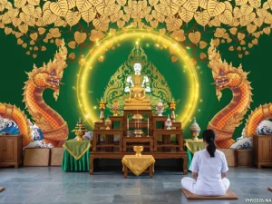 วอลเปเปอร์ติดผนังภาพเทวดา พญานาค